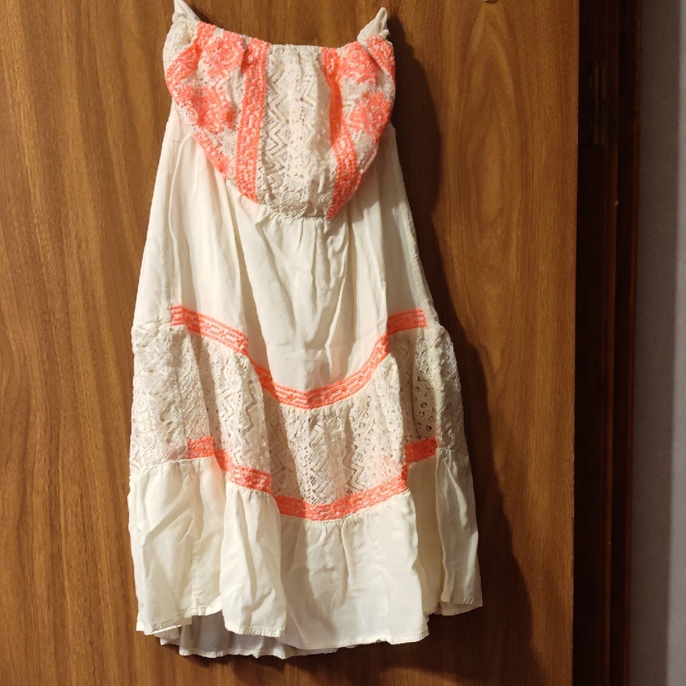 Flying Tomato Cream and Coral Dress